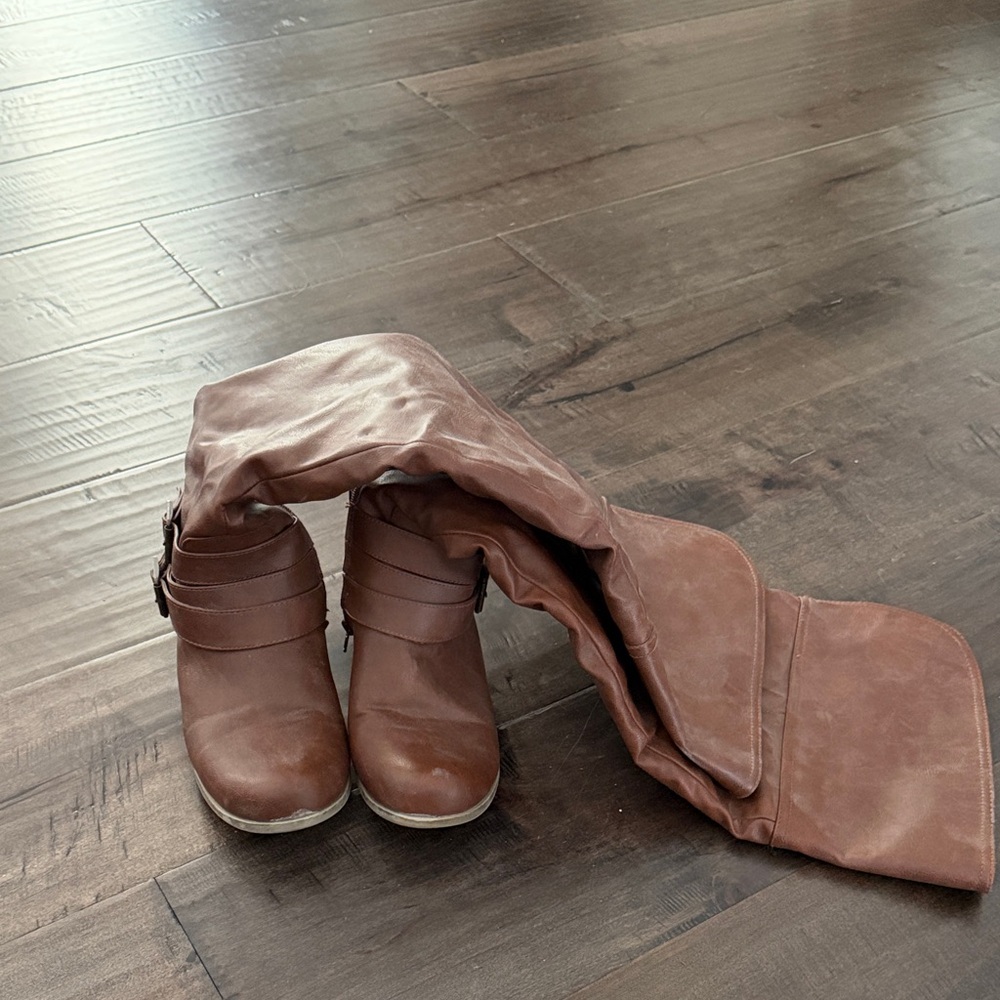 Brown Over the Knee Boots